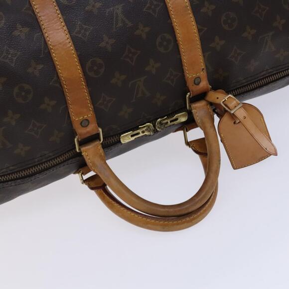 LOUIS VUITTON Monogram Keepall 55 Boston Bag M41424 - Picture 7 of 16